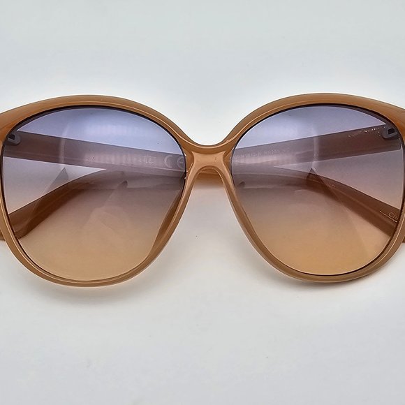 *SOLD* Nanette Lepore NN269 Nude Frame Blue Peach Fade Lens Sunglasses w Case - Picture 12 of 16